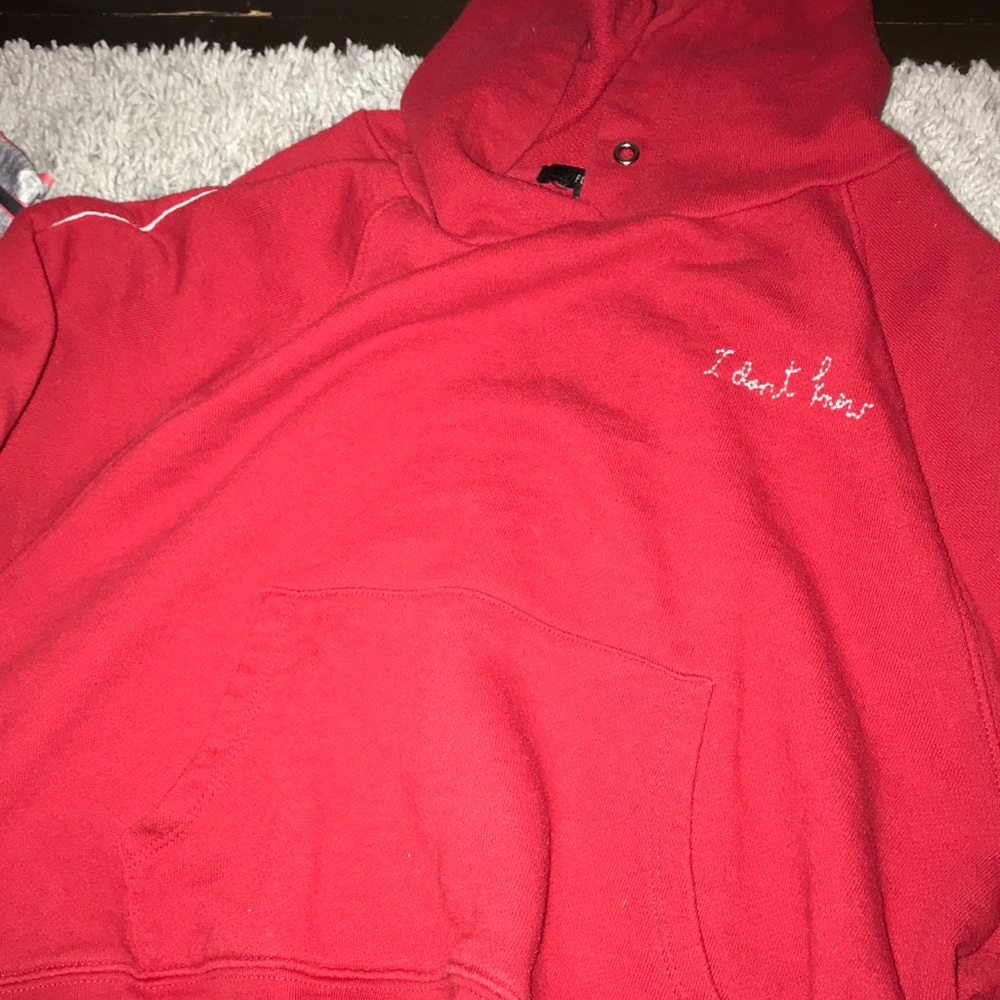 cropped hoodie